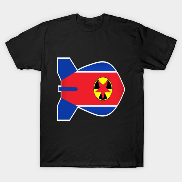 Kim Jong Un Atomic Bomb T-Shirt by Badsy